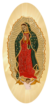 Lady of Guadalupe Clouds Gold (PBF)